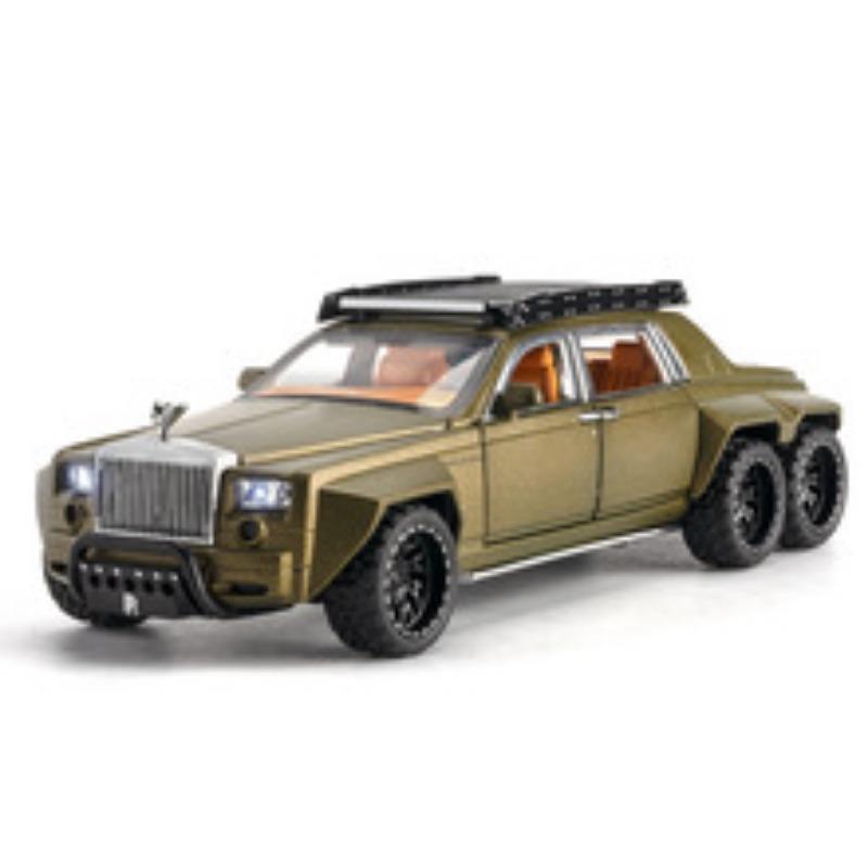 1/32 Rolls-Royce Phantom 6x6 Slitina Pickup Odlévaný Model Auta - Zvuk a Světlo Dárek