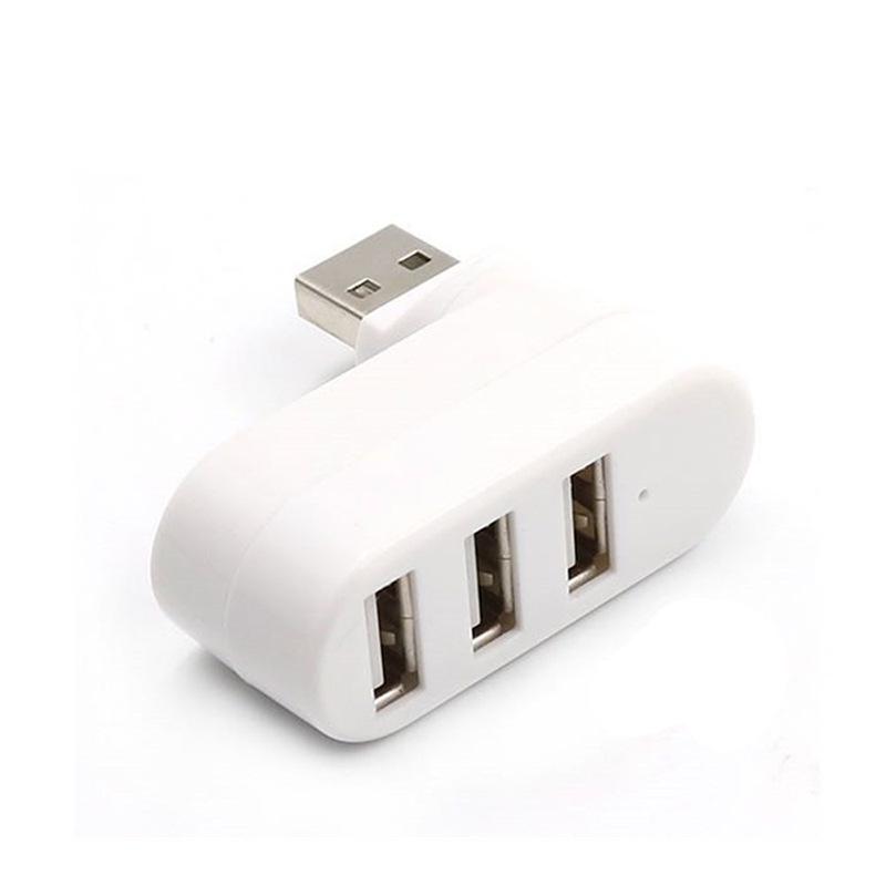Right Angle Aluminum Alloy Type C USB 3.0 Four-Port Hub