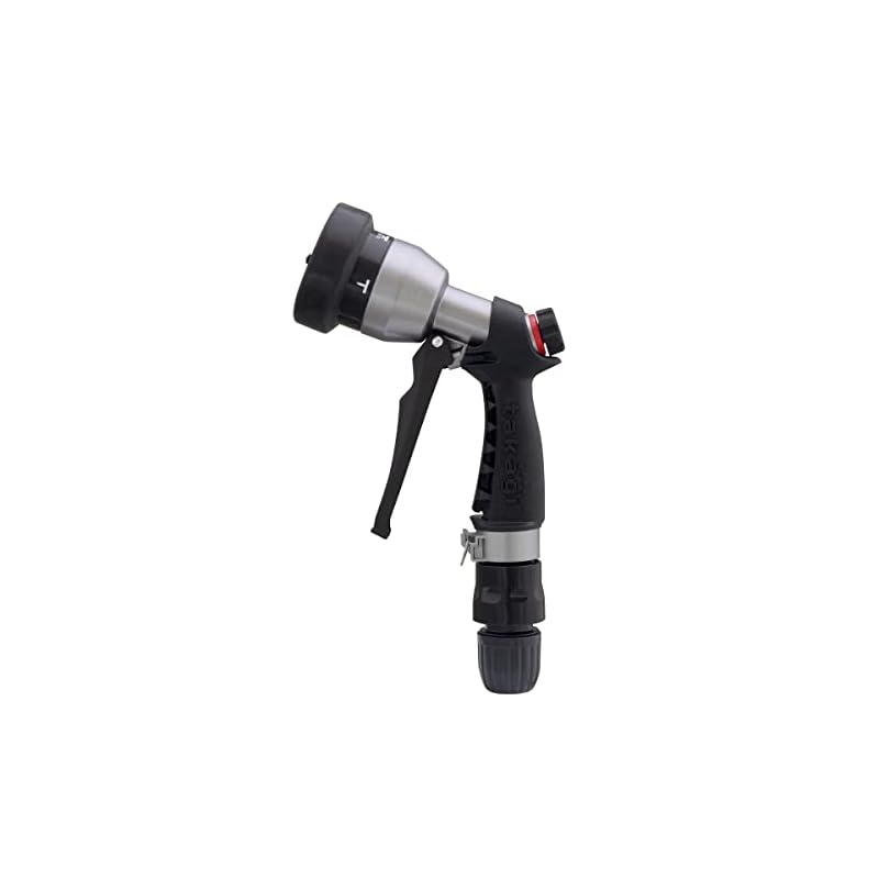 Takagi Tough Gear Metal FA Watering Nozzle for Standard Hose, Metal Nozzle, with Flow Control, QG556