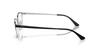 Eyeglasses 0RX8772D SILVER VISTA 1235 56 BLACK ON Asian Fit Polarized [Ray-Ban] (Silver/Black)