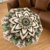 1 Stück Lotus-Mandala-Schirm - 8 Speichen verstärkt, Automatisches Öffnen, Leicht & Langlebig, Niedliches Modeaccessoire für den Außenbereich, Strand oder Freizeit, Strandschirm