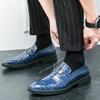 New Men's Fashion INS British Style Casual Leather Shoes Driving Wedding Shoes Mocassins