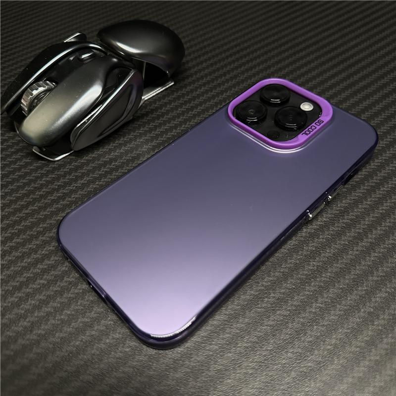 

Роскошный лазерный металлический прозрачный матовый чехол цвета Aurora для iPhone 11 12 13 14 15 Plus Pro Max XR XS X, жесткий противоударный бампер с полной защитой iPhone 12 Pro фиолетовый