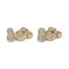 Car Battery Terminal Connector Positive And Negative Top Post Quick Release Disconnect Car Battery Cable Terminal (gold) (2pcs)