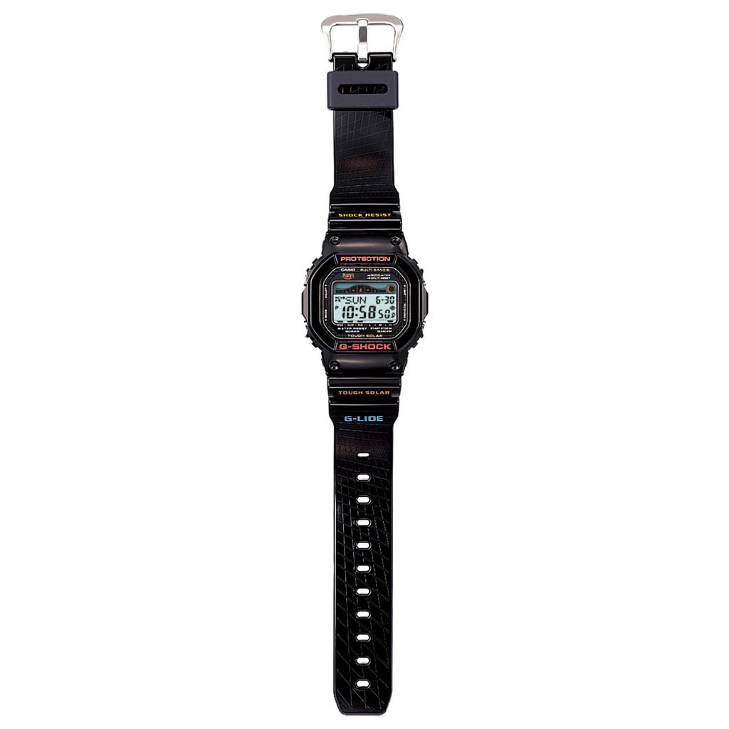 [CASIO] Men's G-SHOCK G-LIDE Solar-Powered Radio-Controlled Watch GWX-5600-1JF Black [Official Domestic Product]