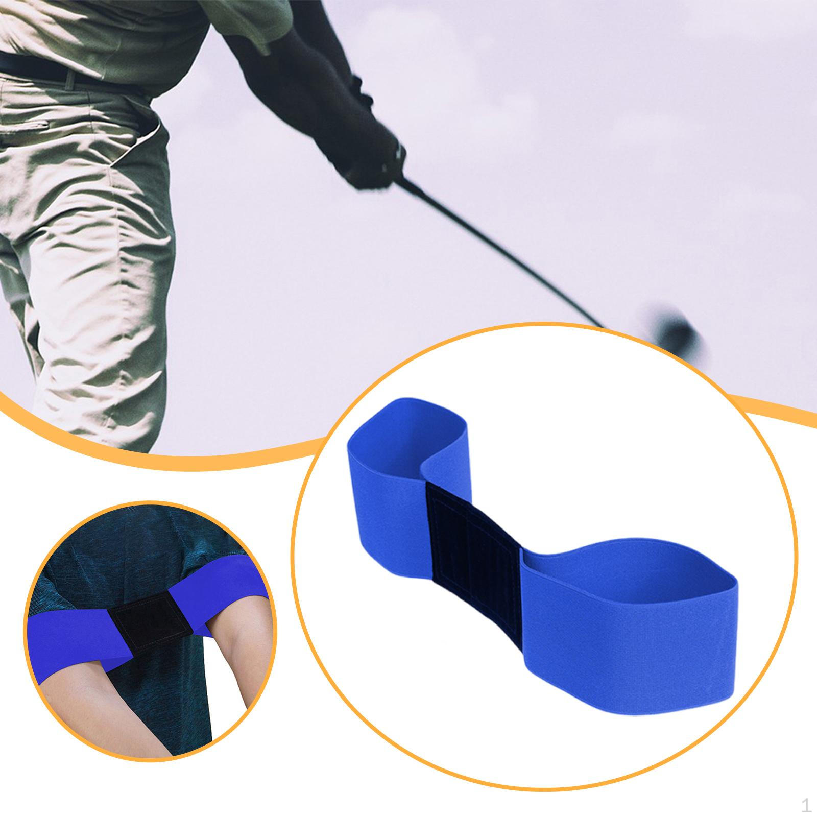 

Golf Arm Band Training Aid Connection Posture Sturdy Golfer Accessory Easy Use синій