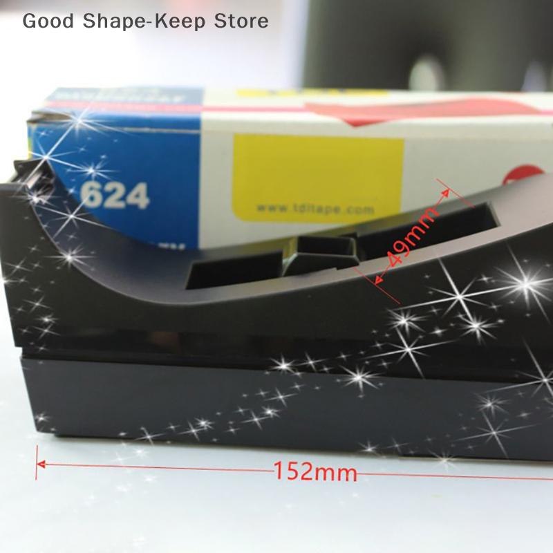 1Pc Black Desktop Mini Non-Slip Base Dispenser Tape Refill Dispenser For Tape Dispenser Tape Cutter With Office School Supplies