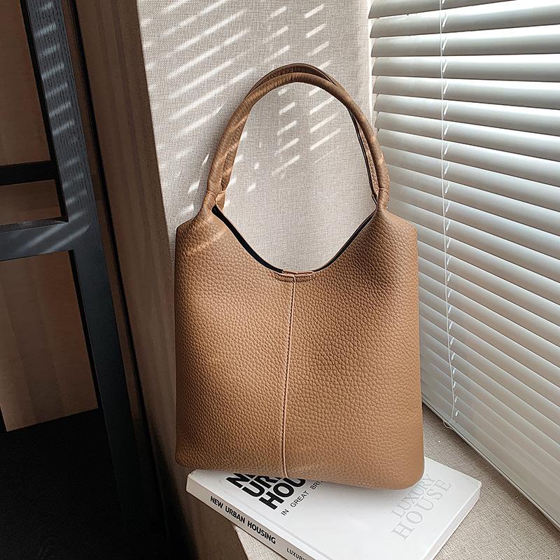 

Жіноча сумка великої місткості осінь і зима універсальна 2024 нова мода сумка через плече сумка-відро преміум коричневий