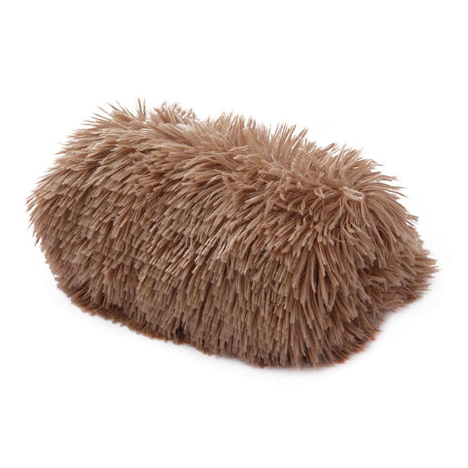 

Dog Bed Mat Pet Cat Plush Soft Warm Cushion Pet Washable Candy Colored Blanket Kennel Puppy Pet Cat Dog Supplies Suit For Winter S 55x35cm коричневий