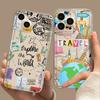 Sommer Frische Weltreise Handyhülle Für iPhone 17 16 15 11 12 14 13 Pro Max Mini X XS XR 7 Plus 16E Air Stoßfeste Hülle Fundas