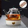 ZISIZ Heat-Resistant Glass Teapot for Home