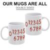 1 Pack 11oz White Coffee Mug With Double-Sided Printed Artwork Ideal For Daily Drinking Use And Perfect For Birthday Holiday And Friendship Gifts