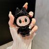 Labubu Mirror Cartoon Phone Holder Cute Smart Phone Stand Bracket For Iphone For Samsung Huawei Xiaomi For Girls Lady