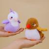 Animal Plush Parrot Doll Keychain Pendant For Childrens Gift And Collection