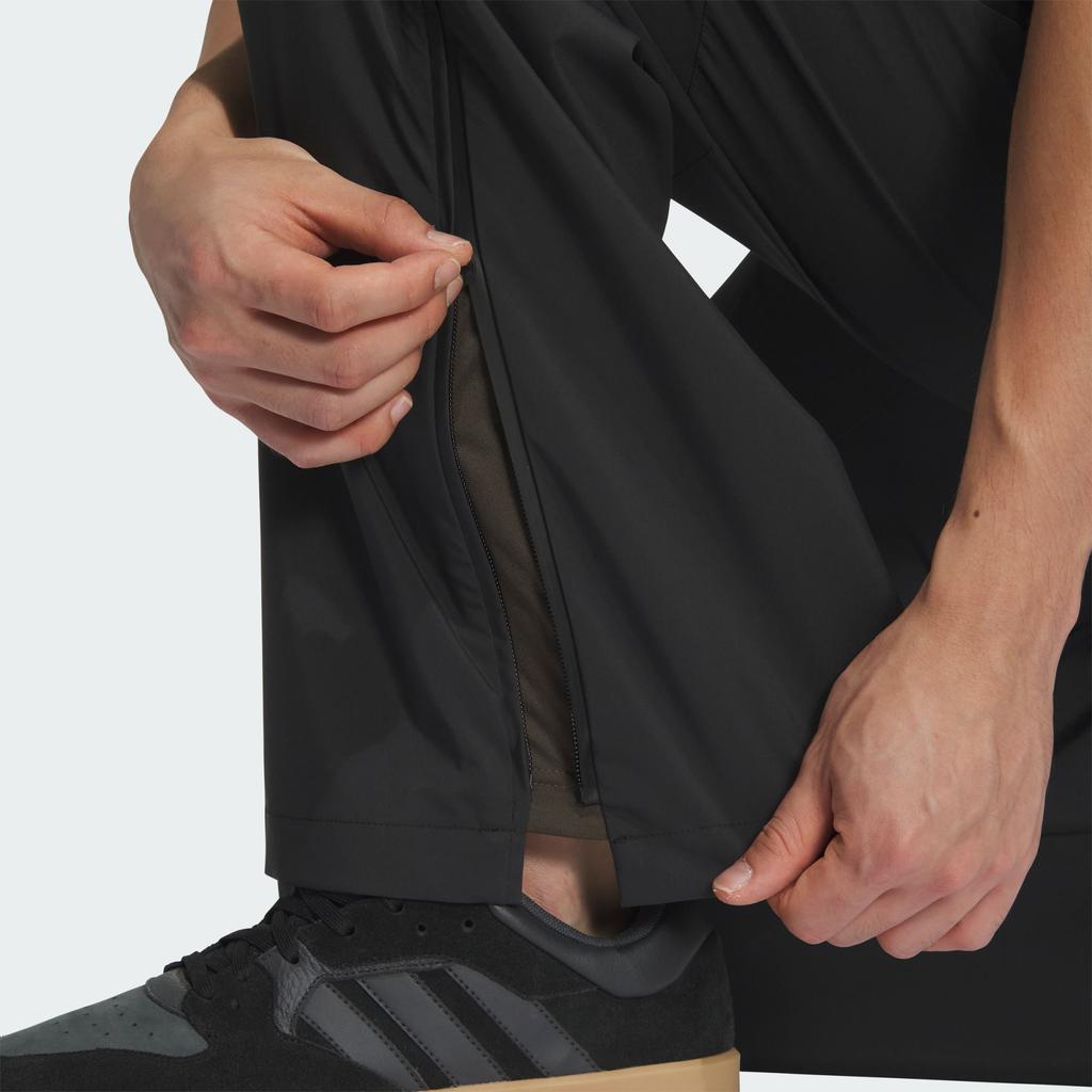 Adidas Pre Woven Tracksuit Bottoms Comfortable Water-Resistant Mid-Rise Casual Pants Men Bottoms Black JN3487