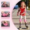 6Pcs Kids Knee Elbow Pads Protective Gear For 3-10 Years Roller Skates Cycling Bike Skateboard Scooter Sports