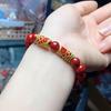 Koi Red Cinnabar Zodiac Bracelet - Customizable Unisex Design