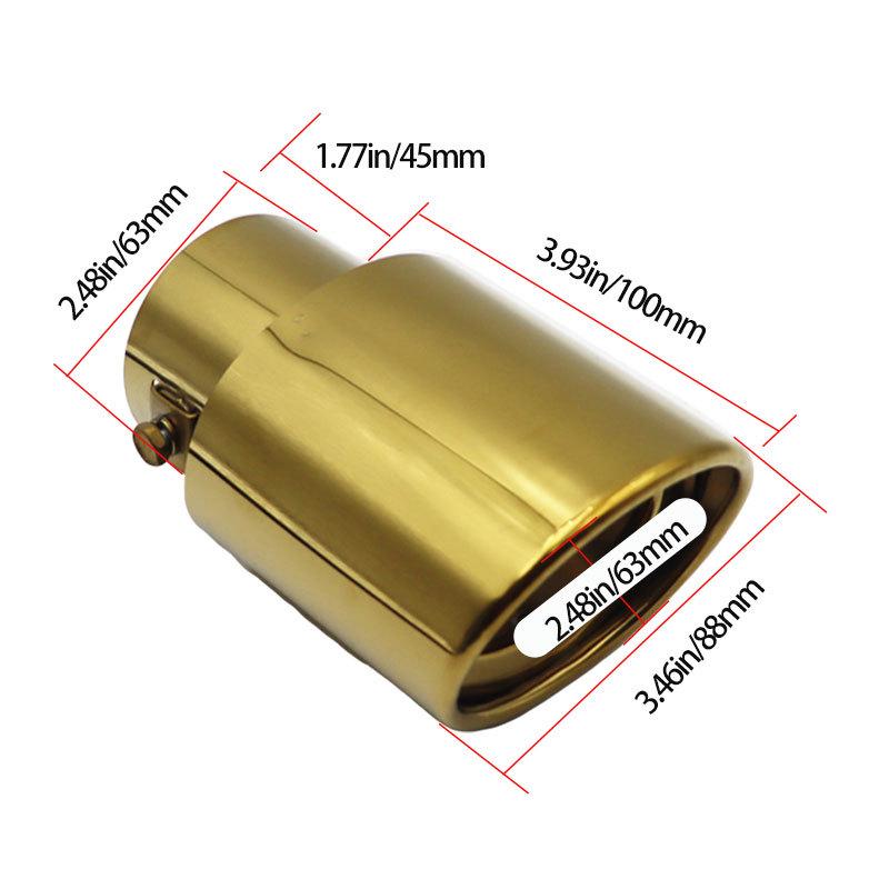 Stainless Steel Tailpipe for Sunny, Tiida, Suzuki, BYD, Elysee, Fengshen, Crider, Lingyu