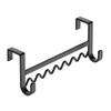 Space Saving Punch-Free Door Hook Traceless Design Storage Holder Bathroom Organizer Door Back