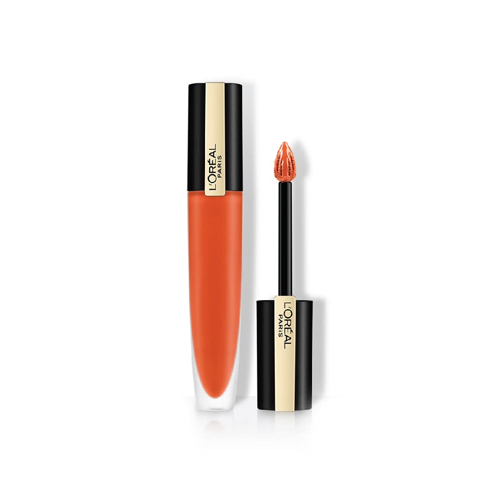 

Водостійка рідка матова помада Paris Lip Rouge Signature 112 Nude L Oreal