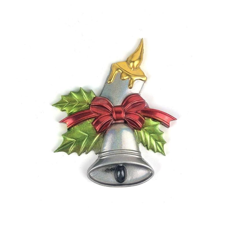 Reusable Epoxy Resin Mold for Indoor Outdoor Decors Christmas Bell Pendant Silicone Mold DIY Home Decor Ornament Molds