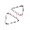 304 Stainless Steel Seamless Triangle Ring Buckle for Shoulder Straps and Chains