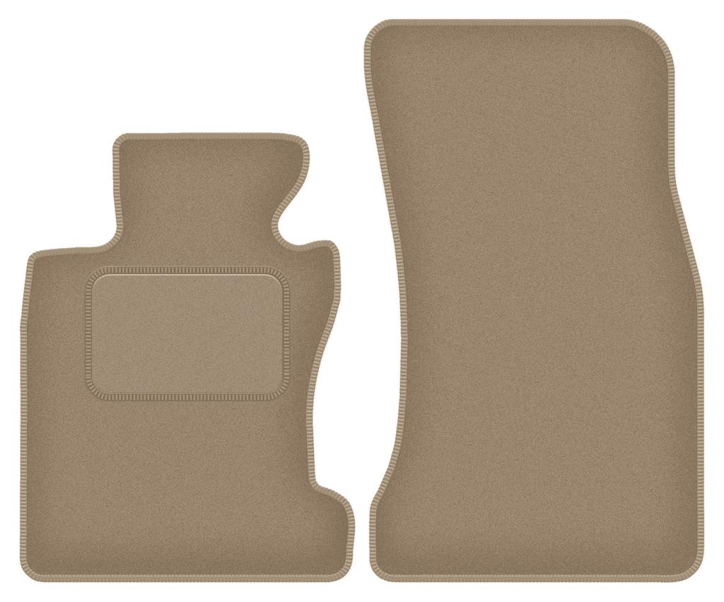 Beige Vordermatten für: BMW 5 E60 xDrive (2003-2010)