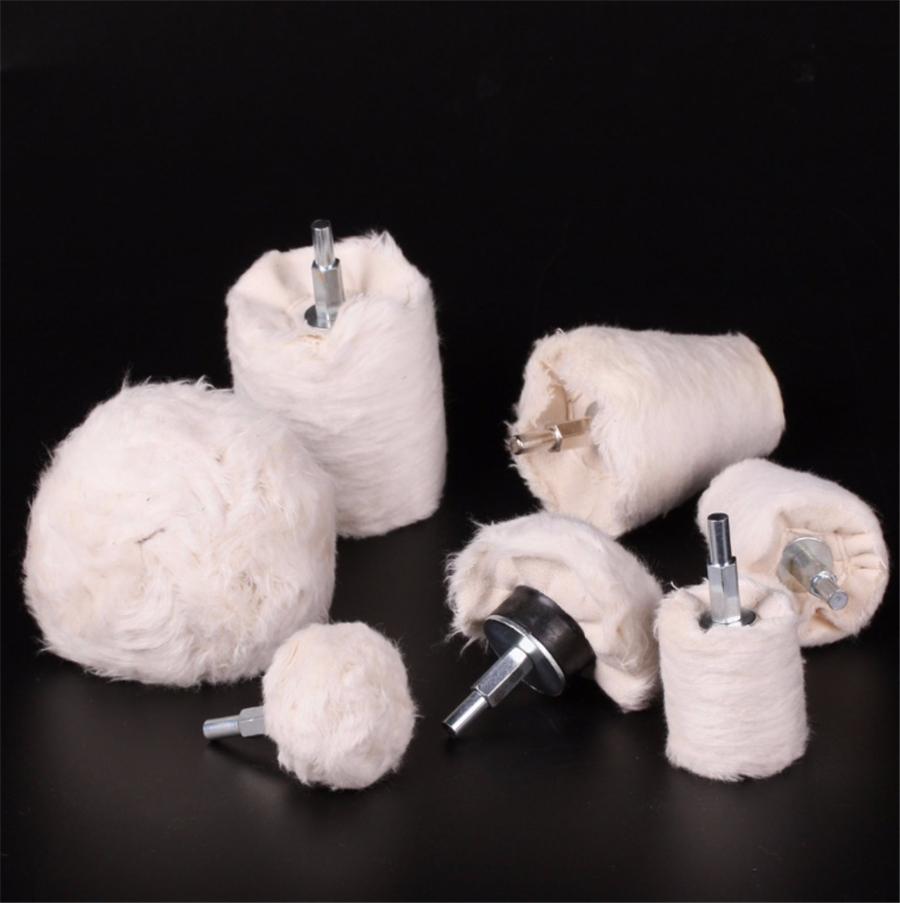 7x Metal Polishing Kit Buffing Pad Mop Wheel For Aluminum Stainless Steel Chrome