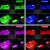 LED Automotive Interior RGB Decorative Lamp Atmosphere Lamp Foot Strip Light Kit Accessories Backlight Remote App Music Control