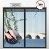 Summer Anti Mosquito Window Curtain Net Invisible Mosquito Screen Window Self Installing Home Mosquito Net Gray Zipper Anti Cat Scratch