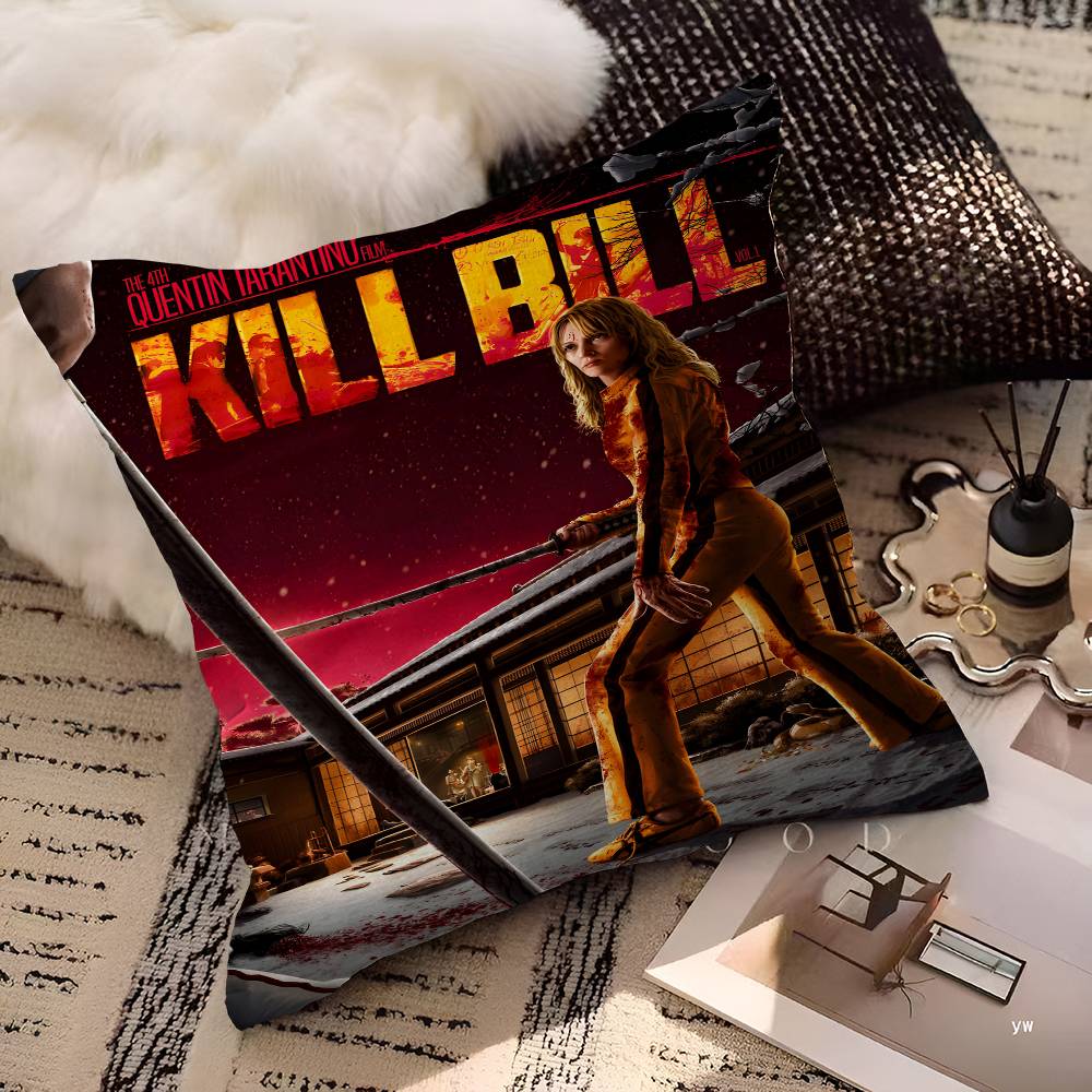 Classic Hot Movie Kill Bill Personalized Pillow Cover Kids Bedroom Wild Party Decor Pillowcase Kid Birthday Shower Gift