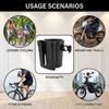 Universal Bike Water Bottle Holder for Mountain Bikes and Electric Motorcycles Durable ABS Plastic Easy Install