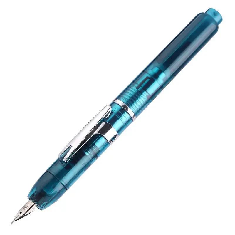 Majohn A1/A2 LANBITOU 3088 Press Fountain Pen  EF F 0.38MM 0.5MM,Sky Blue Stationery Business Supplies Calligraphy Ink Pens