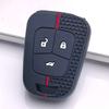 Silicone Key Fob Cover for Chevrolet Cruze Aveo Orlando Captiva Spark for Opel Astra J Insignia Corsa D/E Antara Zafira Mokka, 3-button Flip Remote