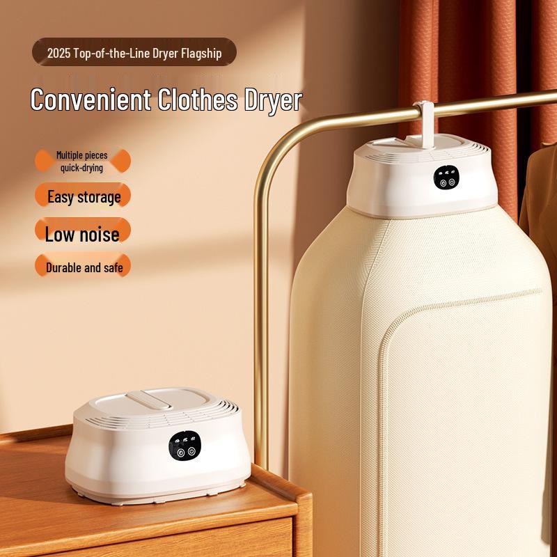 Portable Wardrobe-Style Clothes Dryer and Ironing Station