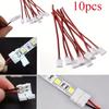 10Pcs Practical No Welding Ribbon 2 Pin Led Strip Adapter PCB Connector Cable For 3528 Single Color