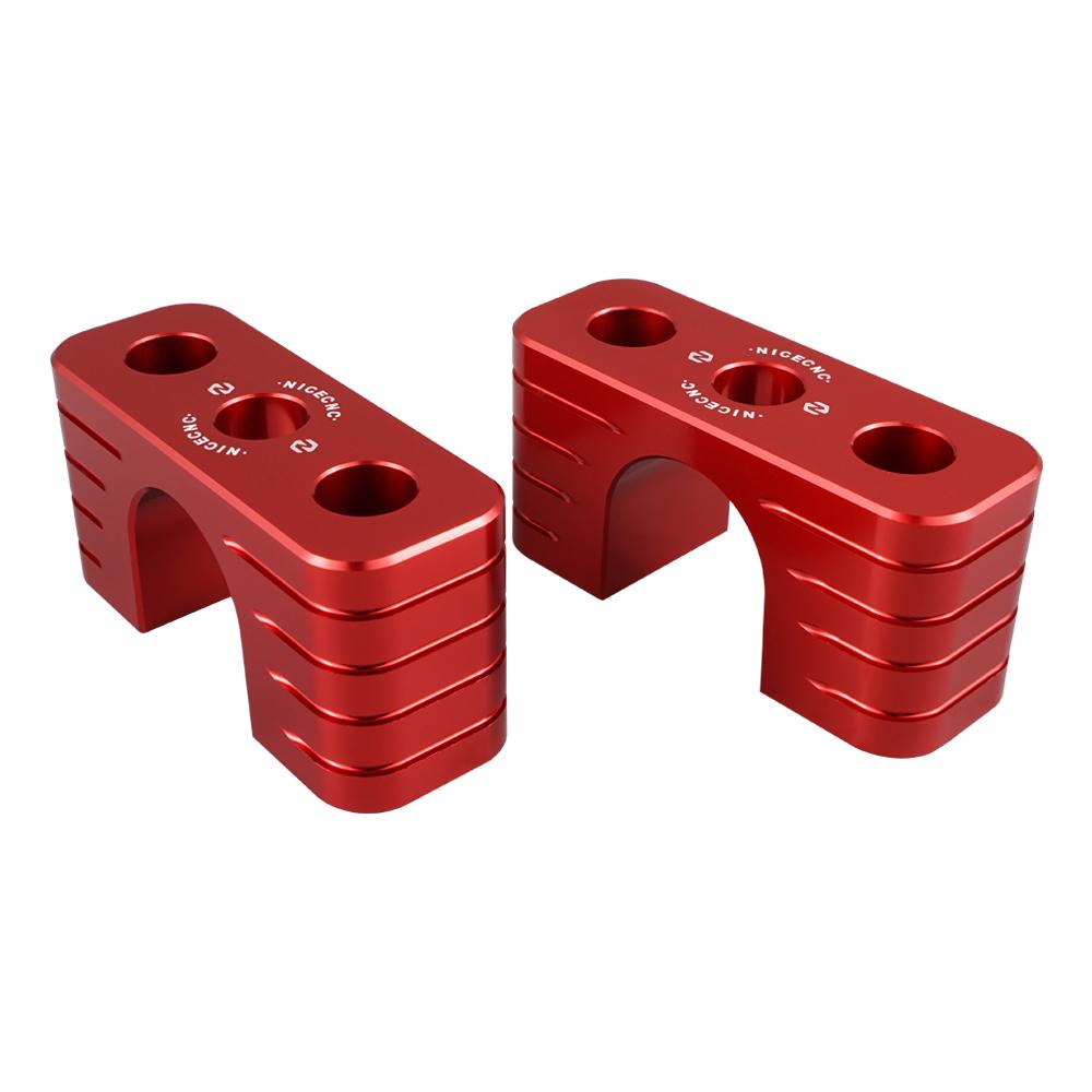 

NiceCNC Rear Sway Bar Mount For CAN AM Maverick X3 Bracket 6061-T6 Billet Aluminum CNC Machined UTV Replacement Accessories красный