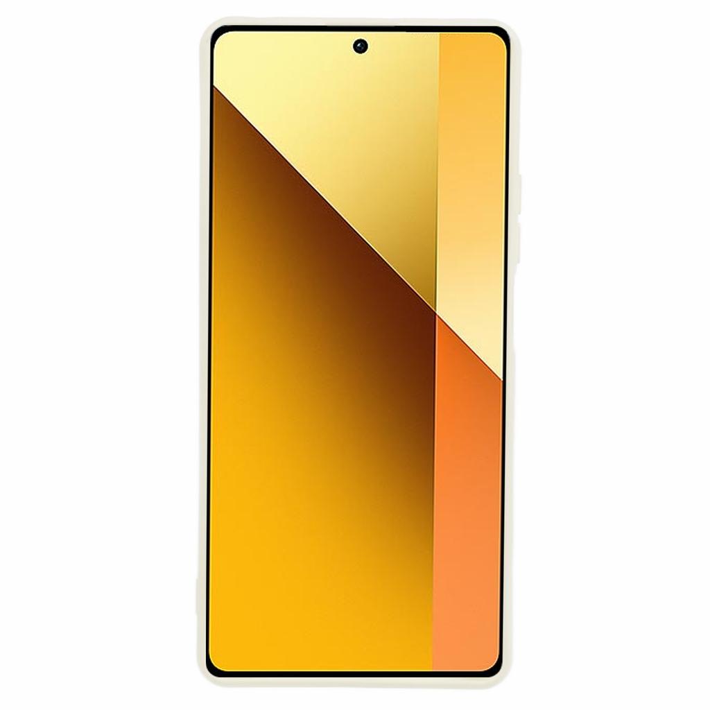 For Xiaomi Redmi Note 13 5G Phone Cover Rubberized TPU Soft Fiber Lining Back Case