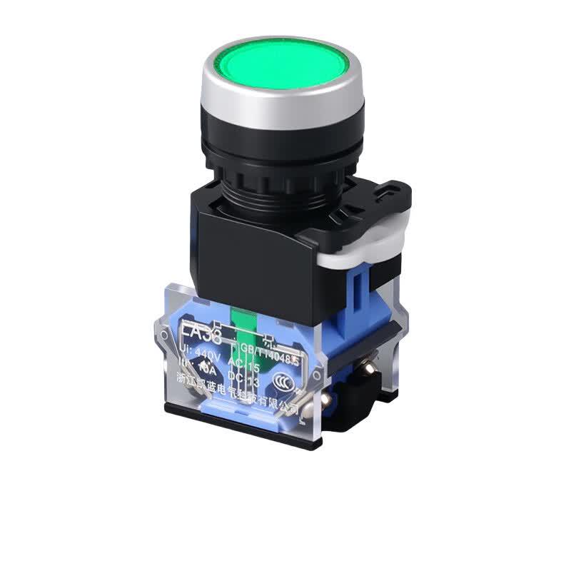 Kailan LA38-11BN 22mm Metal Momentary Push Button Switch