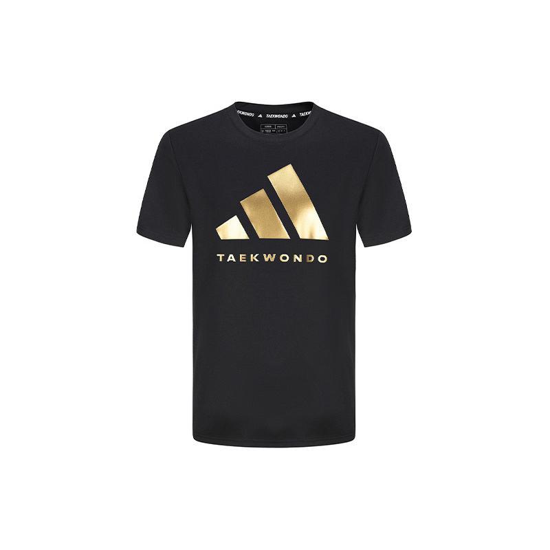 adidas T Shirt Unisex Black Gold adiCLTS24TKP-BG