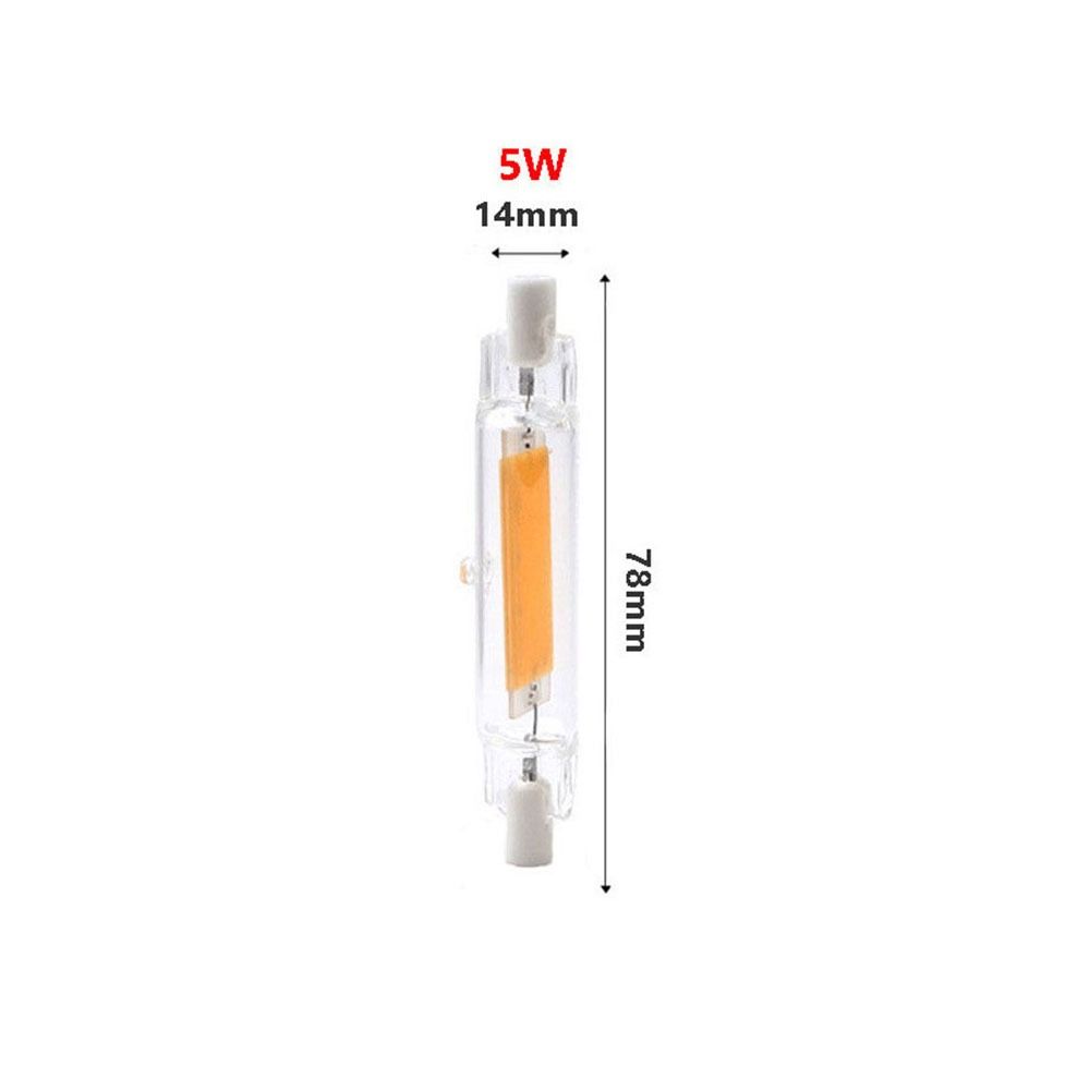 Dimmable R7S Lamp Tube Replace COB Tube Bulb Spotlight   Restaurant