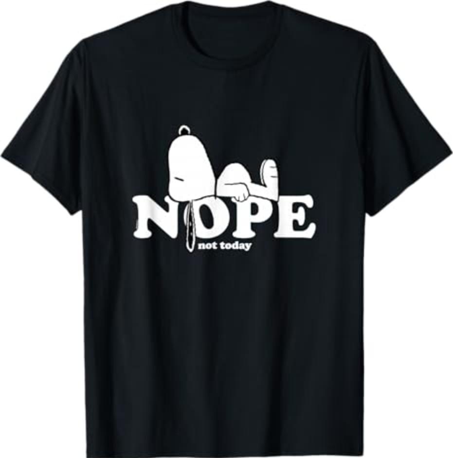 Snoopy Nope Not Today T-Shirt S разноцветный