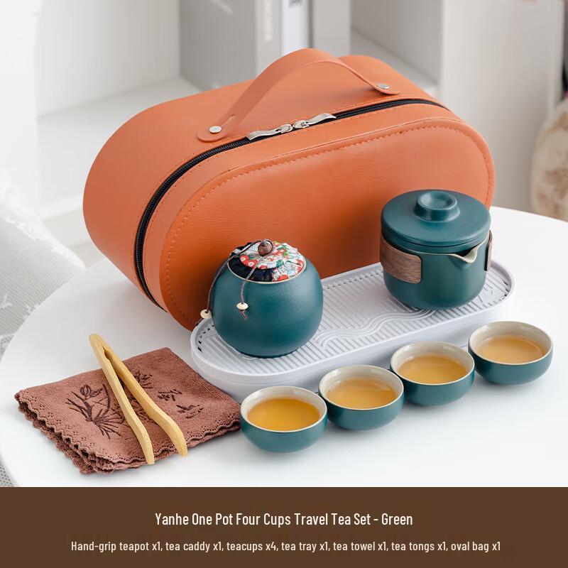 Portable Ceramic Tea Set