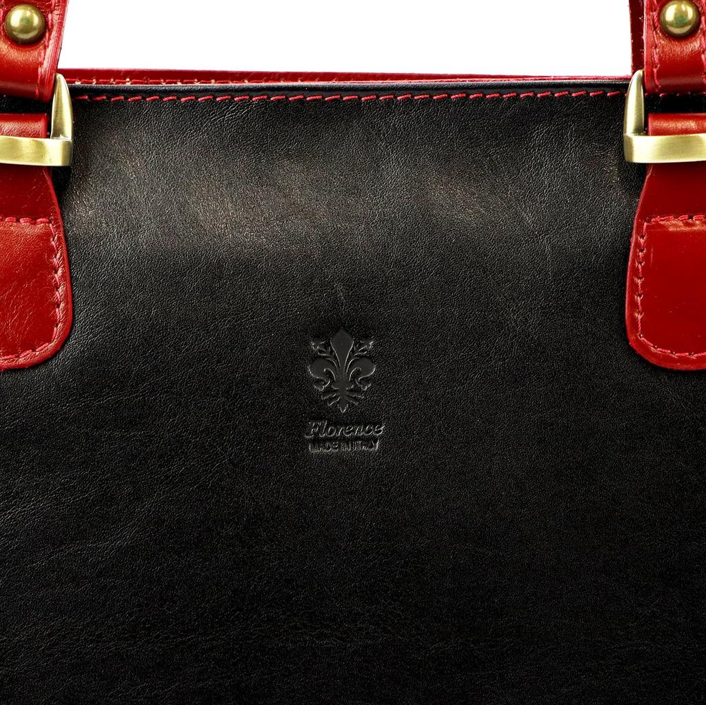 Elegante Leder-Shopperbag zum Umhängen Florence
