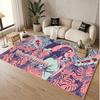 Custom Name Crystal Velvet Rug,Lana Del Rey Comfortable Anti Slip Floor Mat For Room Decoration