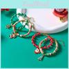 Christmas Bracelet Set With Soft Clay Beads And Holiday Charms For Women Gift Giving