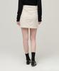 Musinsa Standard Woman Women'S Corduroy Mini Skirt [Cream]