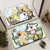 Crystal Velvet Floor Mat Household Water-absorbing Cartoon Cute Floor Pad Bathroom Dirt-resistant and Anti-slip Quick-drying Mat