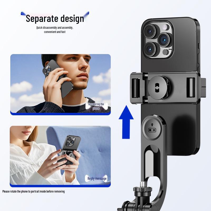 F16 Portable Bluetooth Selfie Stick & Tripod with Anti-Shake Phone Holder for Stable Shots