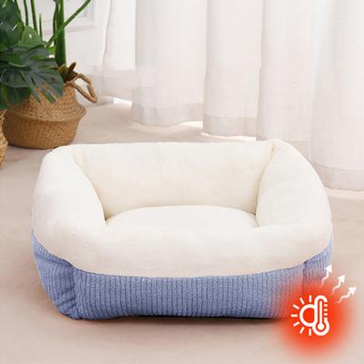 Sofá Cama Ortopédico para Perro Cama Calmante Mullida para Gato con Bordes Elevados Fondo Antideslizante Lavable Cama Cálida para Acurrucarse para Mascotas para Perros Pequeños Medianos Gatos